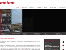 Tablet Screenshot of matom.com